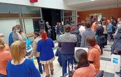 Discours d'ouverture des Ateliers en présence de Mme RÉMY-BASTIT, Mme LAPHA, M. MALANDAIN et Mme ZAZZALI