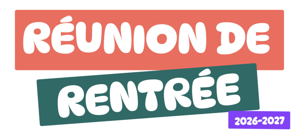 Visuel de la réunion de rentrée